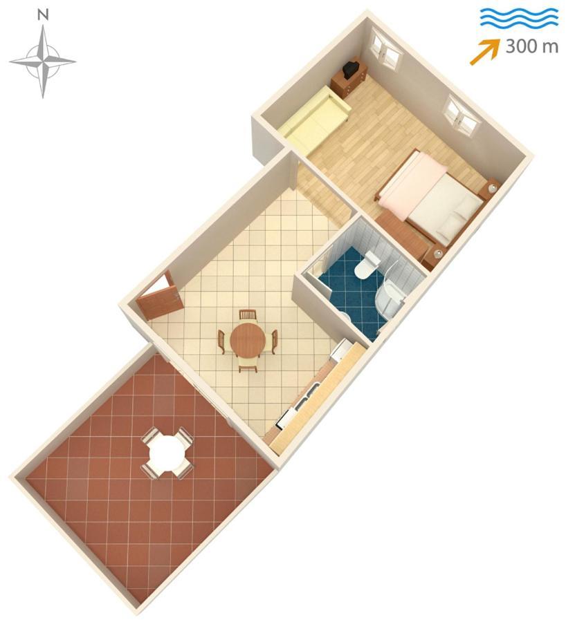 Apartments With A Parking Space Tkon, Pasman - 6216 מראה חיצוני תמונה